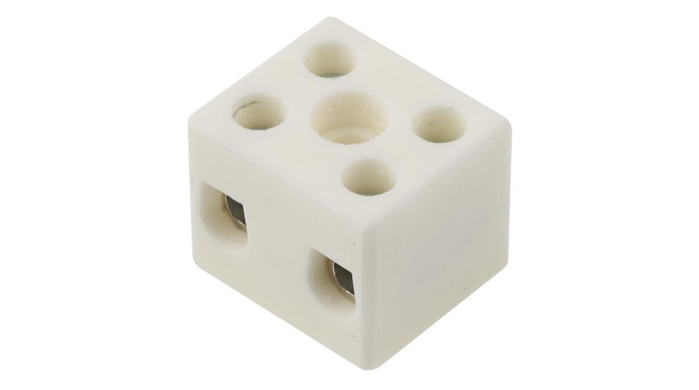 Terminallist, Vit, 57A, 450V, 10mm², Poler - 2